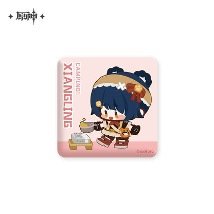 [Official Merchandise] Go Camping! Series: Square Badges | Genshin Impact