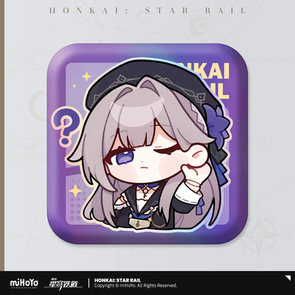 [Pre-Order] Pom-Pom Exhibition Hall Series: Square Badges | Honkai: Star Rail (June 2024)