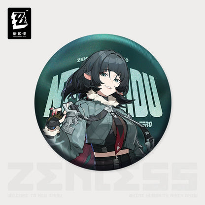 [Pre-Order] Illustration Series Tinplate Badges Unknown Faction | Zenless Zone Zero (Dec 2024)