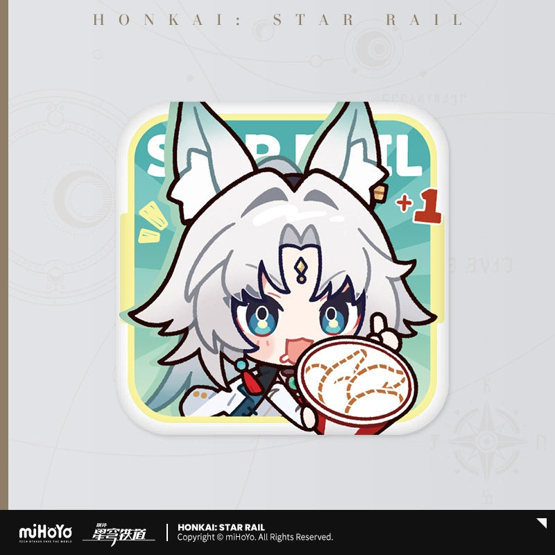 [Official Merchandise] KFC Series Chibi Sticker Pack Tinplate Badge | Honkai: Star Rail