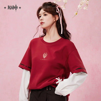 [Pre-Order] Yae Miko Theme Impression Series Patchwork Long-Sleeve T-Shirt | Genshin Impact (Nov 2024)