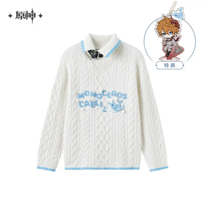 [Pre-Order/Limited] Tartaglia Theme Impression Series Cable Knit Lapel Sweater | Genshin Impact (Aug 2026)