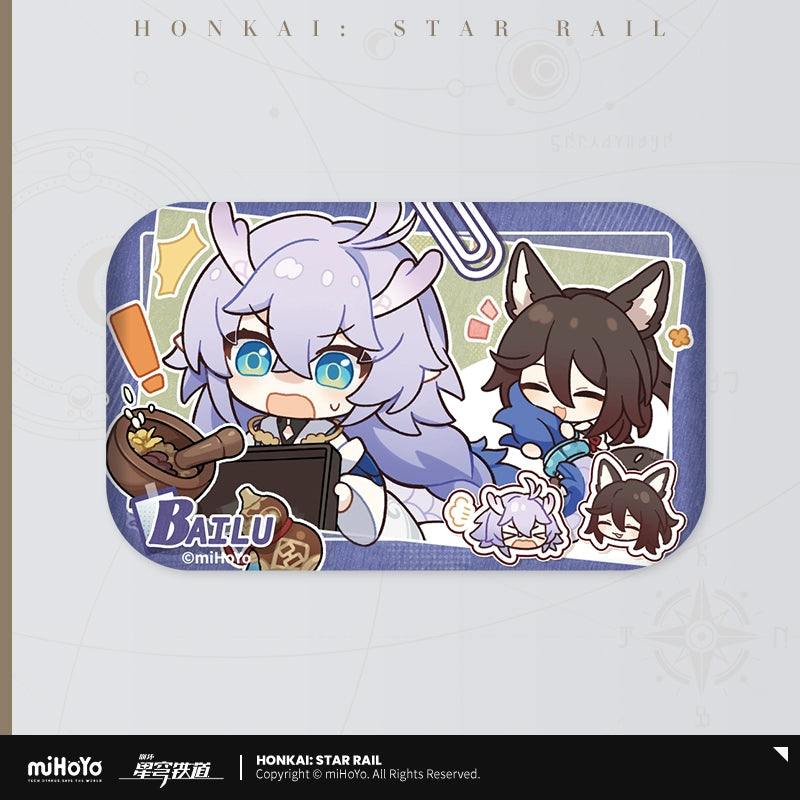 [Pre-Order] Pom-Pom Photo Album Series Tinplate Badge | Honkai: Star Rail (Within 200 Days)