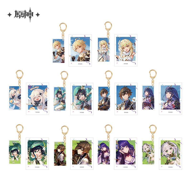 [Official Merchandise] Genshin Impact Keychain & Instant Photo Set, FES2023