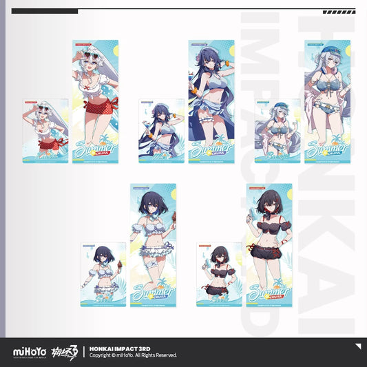 [Pre-Order] Summer Cruise Series Vol.6 Holographic Ticket & Transparent Card Set Blind Box | Honkai Impact 3rd (Within 200 Days)