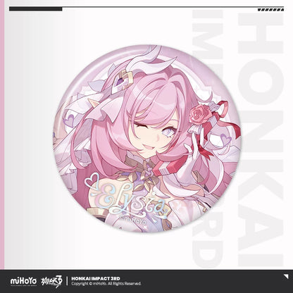 [Pre-Order] Love Squared Series Tinplate Badge | Honkai Impact 3rd (Within 200 Days)
