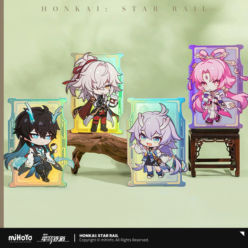 [Pre-Order] Express Travel Notes Series Chibi Holographic Collectible Ticket | Honkai: Star Rail (Within 200 Days)