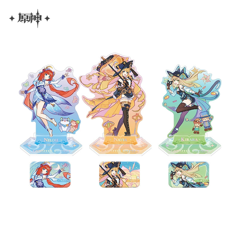 [Pre-Order] Summertide Scales and Tales Series Badge & Standee | Genshin Impact (Dec 2024)