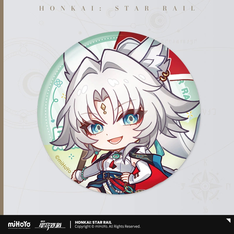 [Official Merchandise] KFC Series Chibi Illustration Tinplate Badge | Honkai: Star Rail