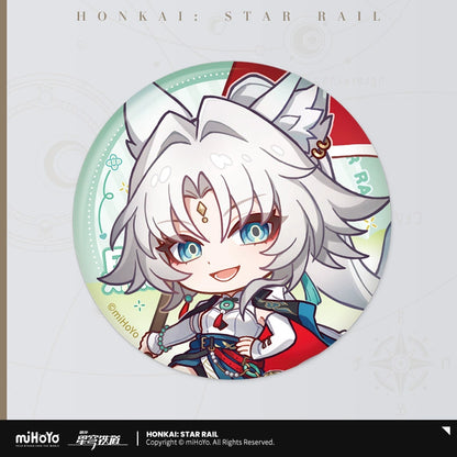[Official Merchandise] KFC Series Chibi Illustration Tinplate Badge | Honkai: Star Rail