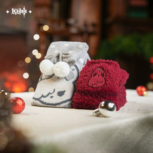 [Pre-Order] House of the Hearth Winter Series Fuzzy Home Socks | Genshin Impact (Feb 2025)