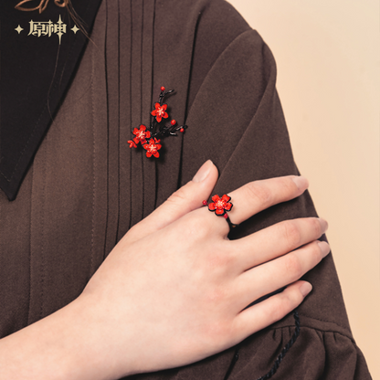 [Official Merchandise] Hu Tao Theme Impression Series: Plum Blossom Brooch | Genshin Impact