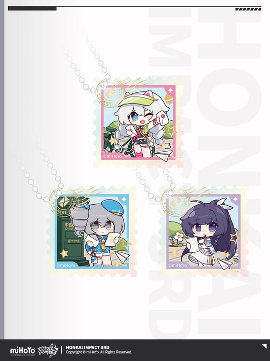 [Official Merchandise] Bridge of Letters Series Stamp Acrylic Keychains | Honkai Impact 3rd