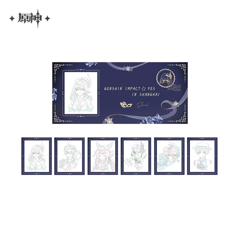 [Official Merchandise] FES2026 Series Original Art Film Ticket Stub Set | Genshin Impact