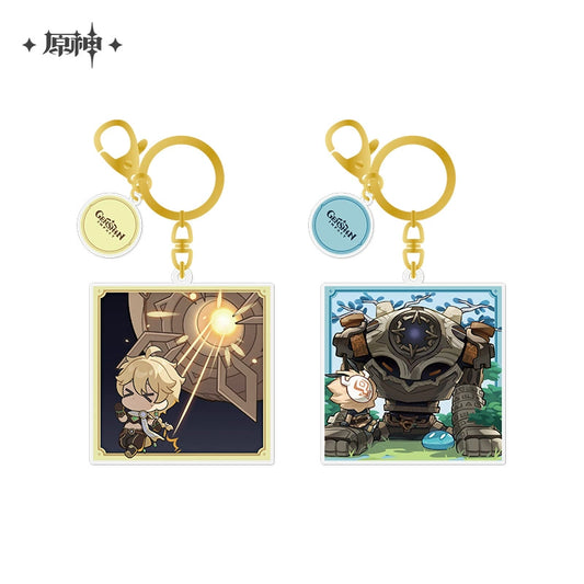 [Official Merchandise] 2023 Genshin Impact Game Art Exhibition Series: Chibi Acrylic Keychains