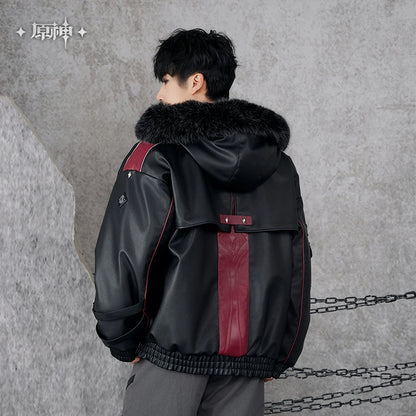 [Pre-Order] Wriothesley Theme Impression Series Padded PU Hooded Jacket | Genshin Impact (March 2025)