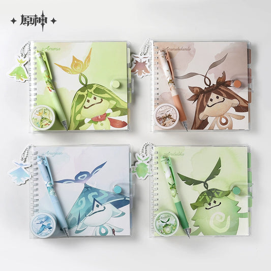 [Official Merchandise] Aranara Series Stationery - Notebook/Washi Tape/Gel Pen Set | Genshin Impact