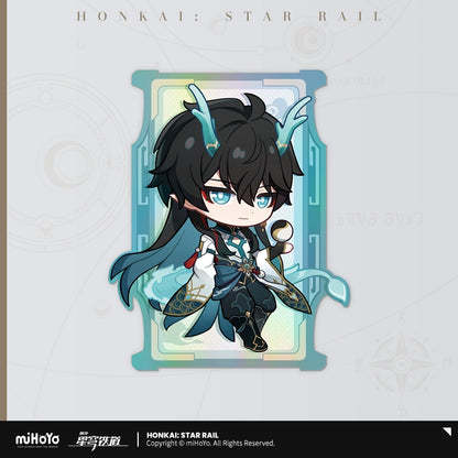 [Pre-Order] Express Travel Notes Series Chibi Holographic Collectible Ticket | Honkai: Star Rail (Within 200 Days)