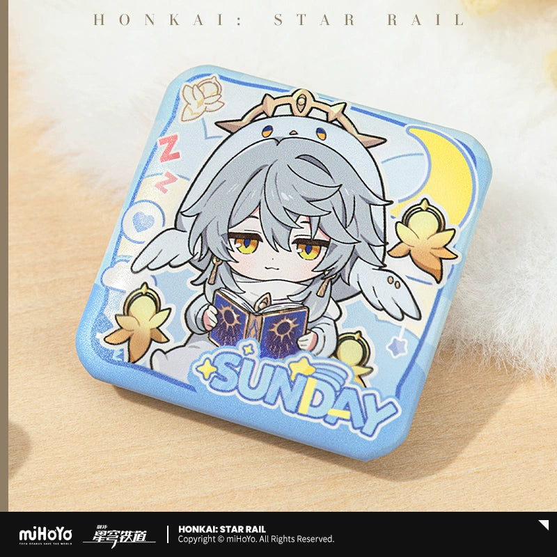 [Pre-Order] Boys’ Dormitory Series Chibi Square Badge | Honkai: Star Rail (Within 200 Days)
