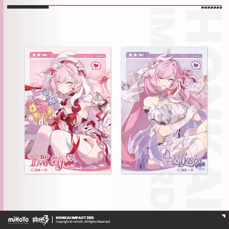 [Pre-Order] Love Squared Series Holographic Card Set | Honkai Impact 3rd (Within 200 Days)