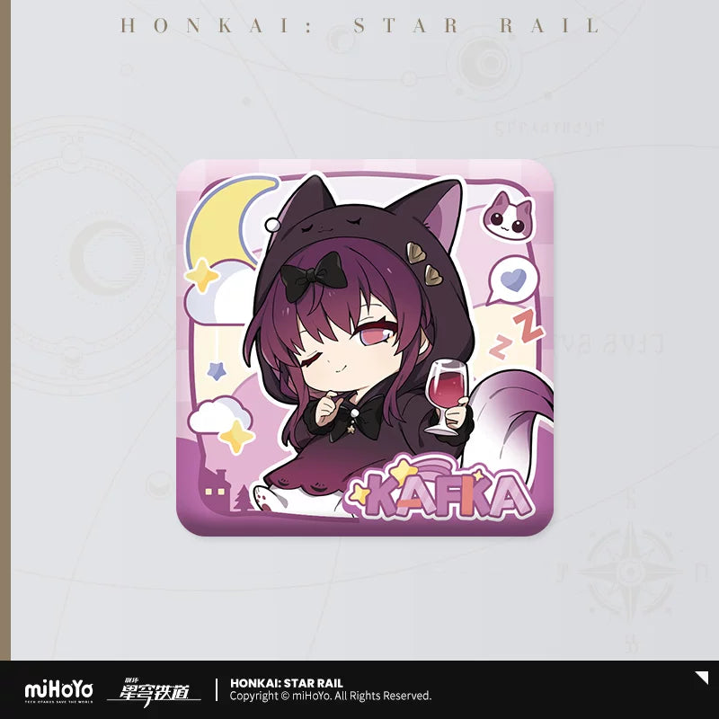 [Pre-Order] Girls’ Dormitory Series Chibi Square Badge | Honkai: Star Rail (Within 200 Days)
