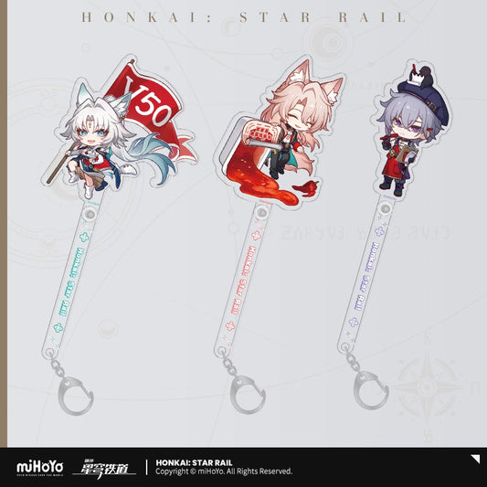 [Official Merchandise] KFC Series Chibi Illustration Acrylic Photo Stick | Honkai: Star Rail