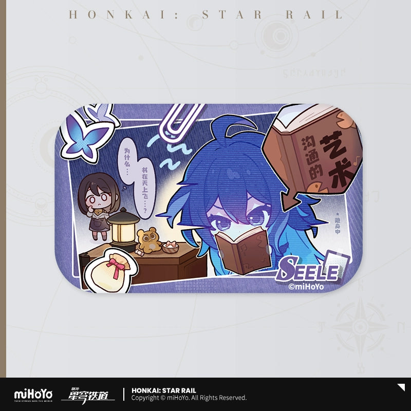 [Pre-Order] Pom-Pom Photo Album Series Tinplate Badge | Honkai: Star Rail (Within 200 Days)