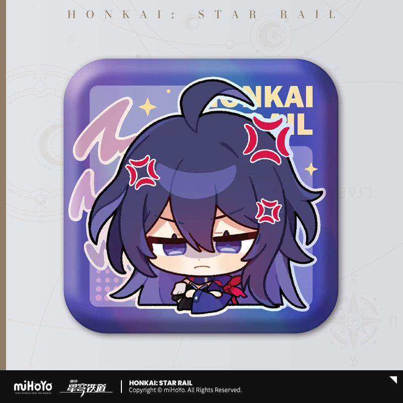 [Pre-Order] Pom-Pom Exhibition Hall Series: Square Badges | Honkai: Star Rail (June 2024)