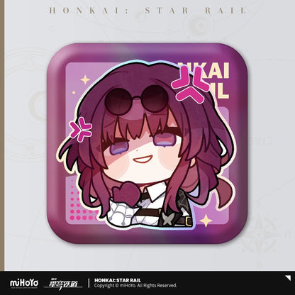 [Pre-Order] Pom-Pom Exhibition Hall Series: Square Badges | Honkai: Star Rail (June 2024)