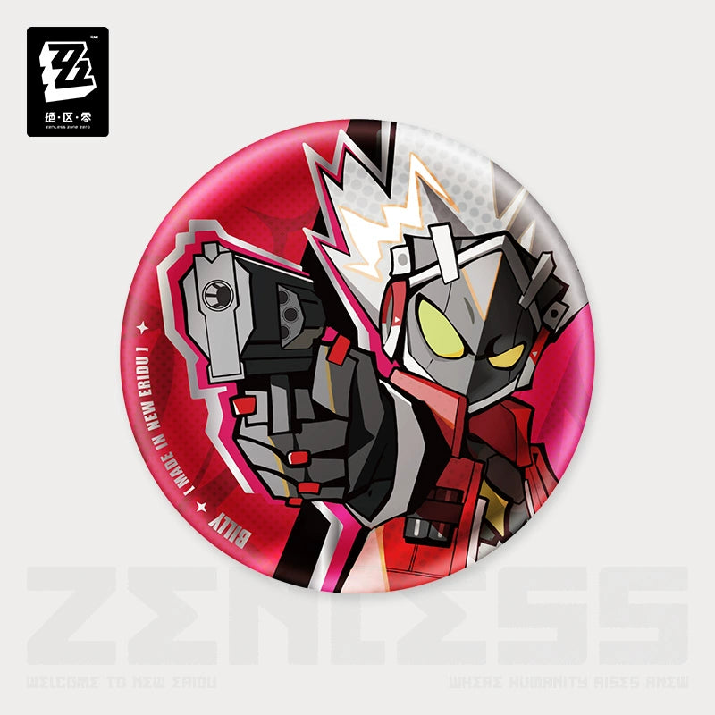 [Pre-Order] Ridu Series Chibi Tinplate Badges Cunning Hares | Zenless Zone Zero (Oct 2024)