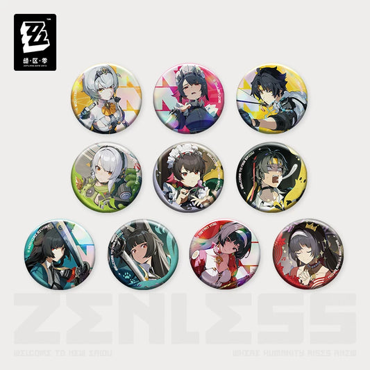 [Pre-Order] Inter-Knot Selected Series Tinplate Badge Blind Box Vol.1 | Zenless Zone Zero (Feb 2026)
