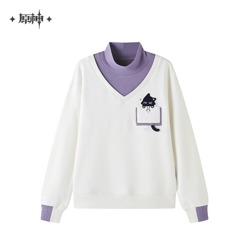 [Official Merchandise] Wanderer Fairy Tale Cat Series: Sweatshirt | Genshin Impact