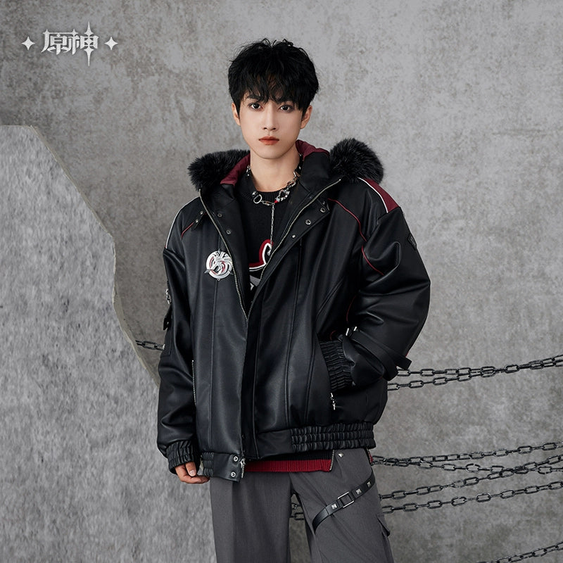 [Pre-Order] Wriothesley Theme Impression Series Padded PU Hooded Jacket | Genshin Impact (March 2025)