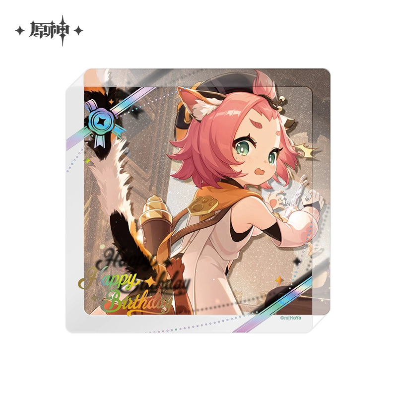[Pre-Order] Birthday Series Character Thick Acrylic Coasters 2025 | Genshin Impact (Nov 2025)