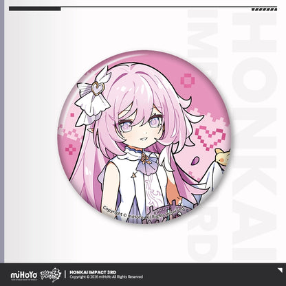 [Official Merchandise] Little Herrschers Series Vol. 2 Tinplate Badges | Honkai Impact 3rd