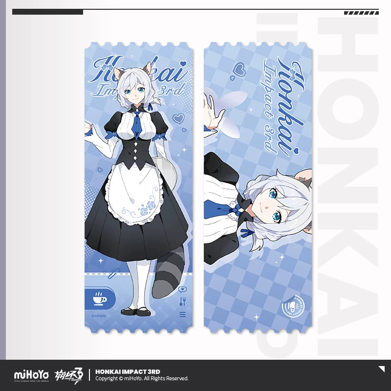 [Pre-Order] Fluffy Cafe Series Holographic Ticket | Honkai Impact 3rd (Within 200 Days)
