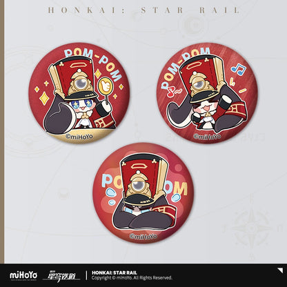 [Pre-Order] Pom-Pom Exhibition Hall Series: Pom-Pom Badge Set | Honkai: Star Rail (Sept 2024)