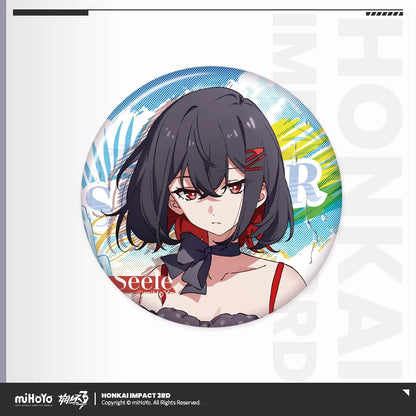 [Pre-Order] Summer Cruise Series Vol.6 Tinplate Badge | Honkai Impact 3rd (Within 200 Days)