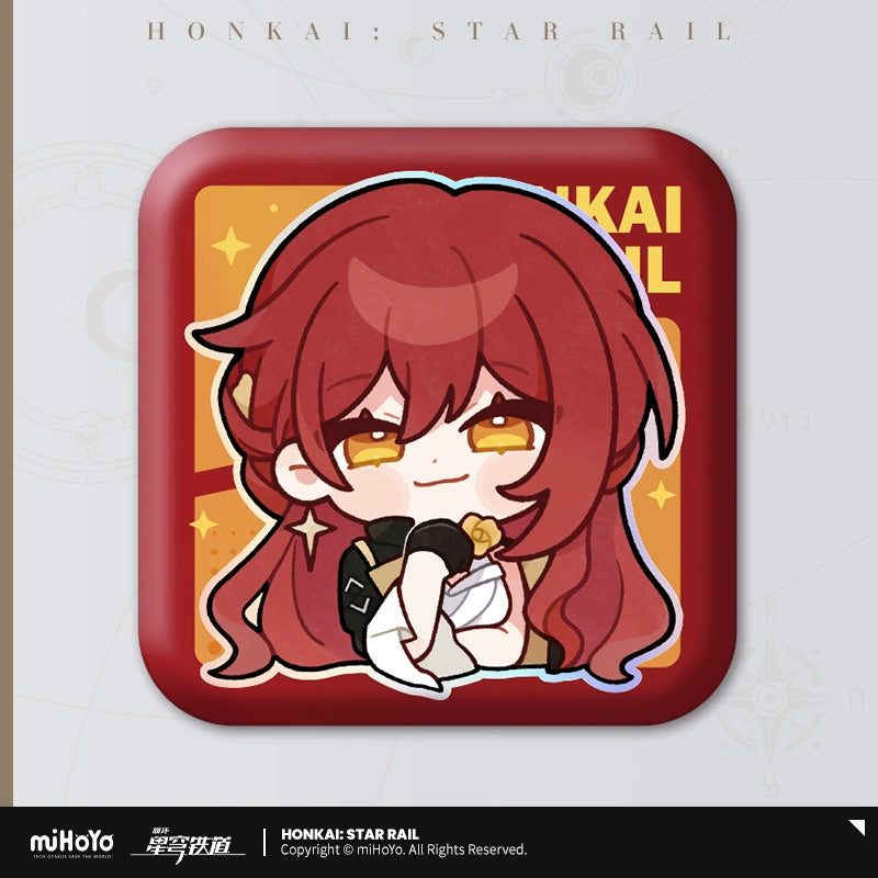 [Pre-Order] Pom-Pom Exhibition Hall Series: Square Badges | Honkai: Star Rail (June 2024)