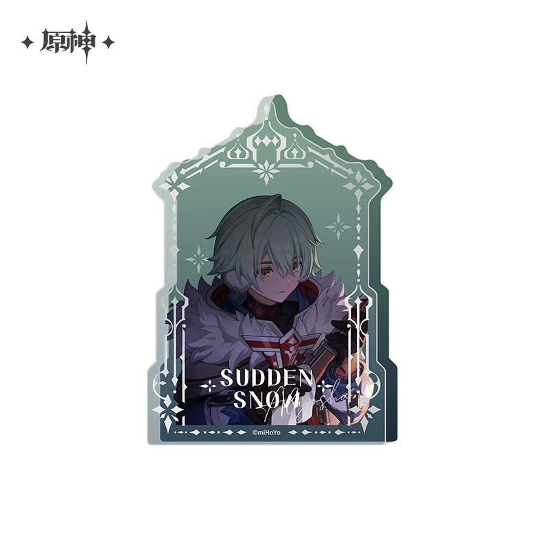 [Pre-Order] Sudden Snow Series Merchandise Thick Acrylic Ornament | Genshin Impact (Jan 2027)