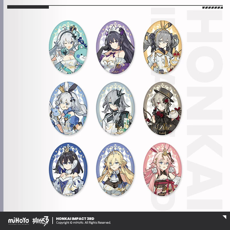 [Pre-Order] Starlit Waltz Series Tinplate Badge | Honkai Impact 3rd (Within 200 Days)