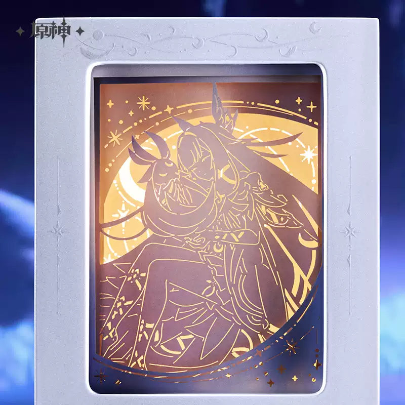 [Pre-Order] Selenic Chronicles Series Rotating Paper Carved Night Light Music Box Gift Set | Genshin Impact (Oct 2026)
