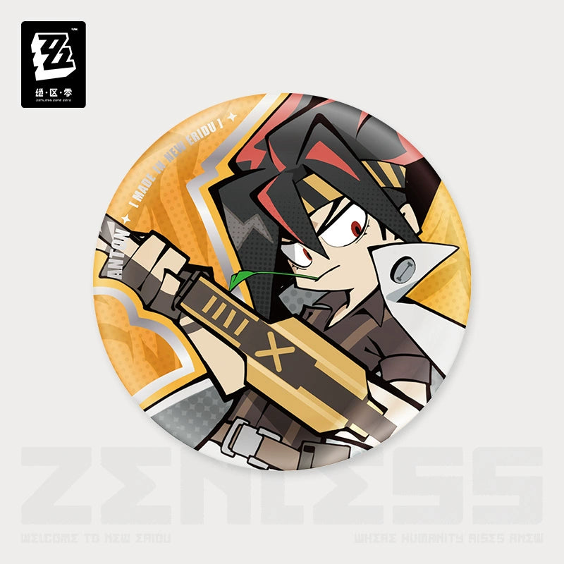 [Pre-Order] Ridu Series Chibi Tinplate Badges Belobog Heavy Industries | Zenless Zone Zero (Oct 2024)