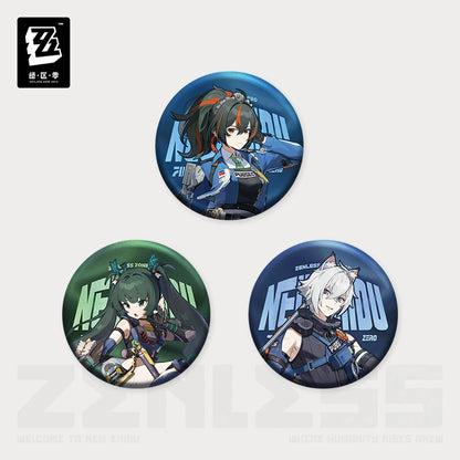 [Pre-Order] Illustration Series Tinplate Badges Criminal Investigation Team | Zenless Zone Zero (Dec 2024)