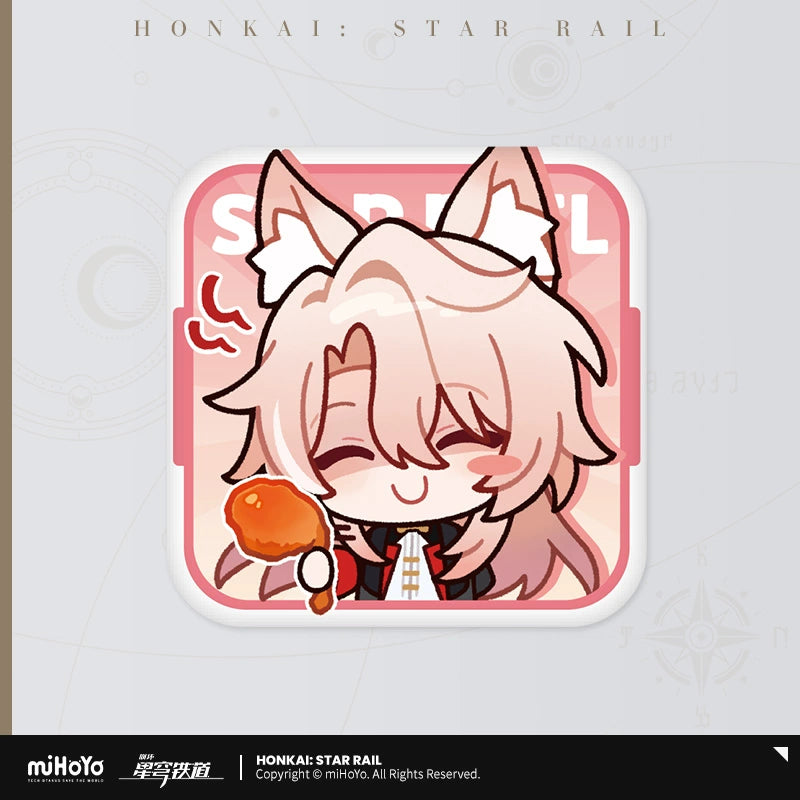 [Official Merchandise] KFC Series Chibi Sticker Pack Tinplate Badge | Honkai: Star Rail
