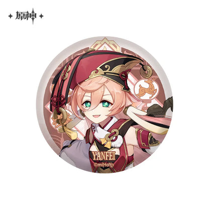 [Pre-Order] Liyue Harbor Theme Series Character Badge - New Craft | Genshin Impact (June 2026)