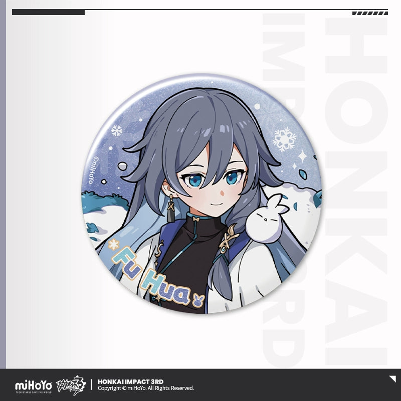 [Pre-Order] Silver Winter Fun Series Tinplate Badges | Honkai Impact 3rd
