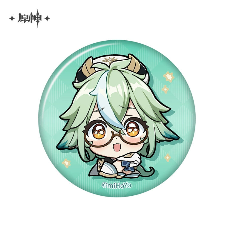 [Official Merchandise] Chibi Emoji Series Badge - Mondstadt | Genshin Impact