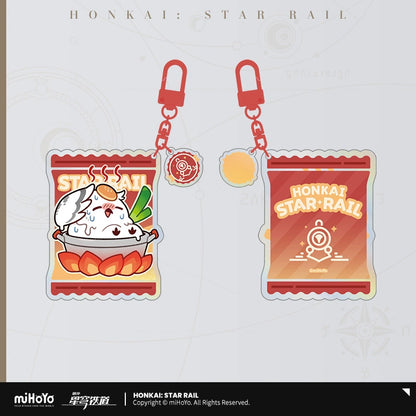 [Official Merchandise] KFC Series Chibi Sticker Pack Acrylic Charm | Honkai: Star Rail