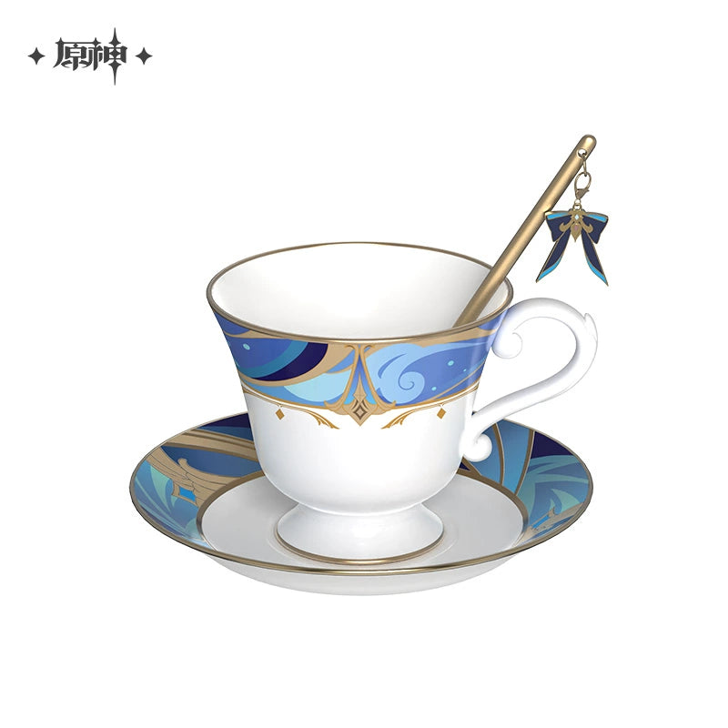 [Official Merchandise] "Ordainer of Inexorable Judgment" Neuvillette Impression Afternoon Tea Cup and Saucer Set | Genshin Impact